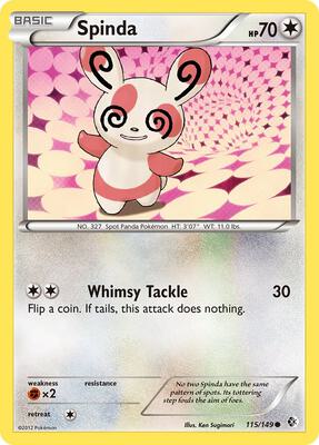 Spinda card from Boundaries Crossed