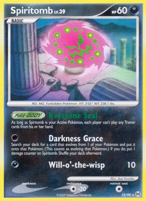 Spiritomb card from Arceus