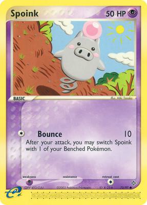 Spoink - 73/97 card from EX Dragon