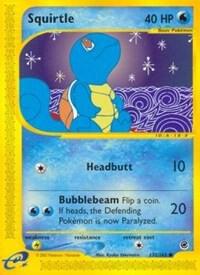 Squirtle (132) card from Expedition