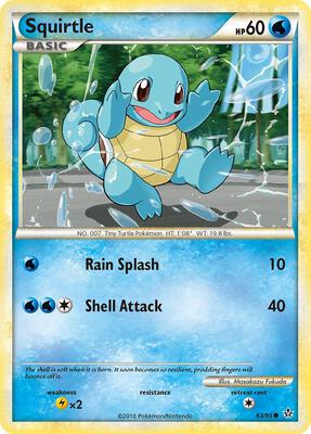 Squirtle card from Unleashed