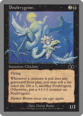 Poultrygeist card from Unglued