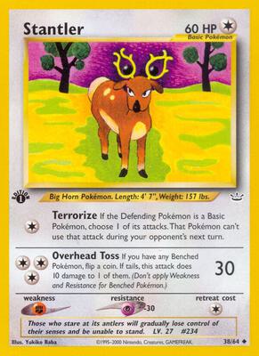 Stantler card from Neo Revelation