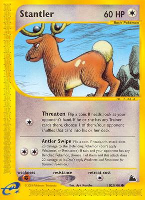 Stantler card from Skyridge