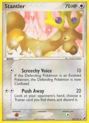 Stantler card from EX Unseen Forces
