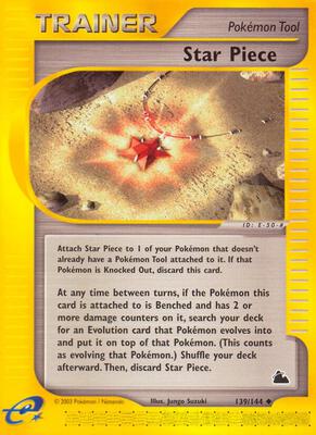 Star Piece card from Skyridge