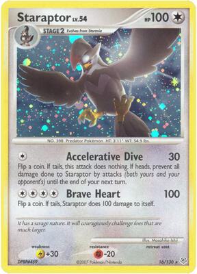 Staraptor card from Diamond and Pearl