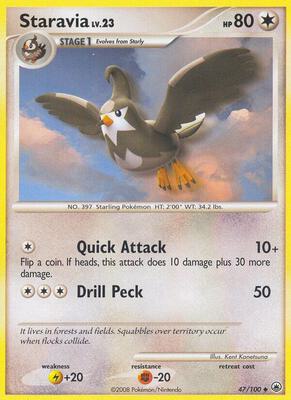 Staravia card from Majestic Dawn