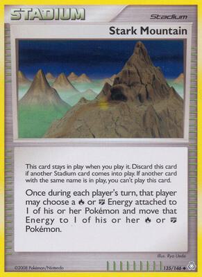 Stark Mountain card from Legends Awakened