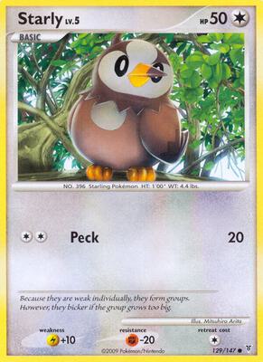 Starly card from Supreme Victors