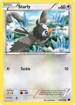 Starly card from Plasma Freeze