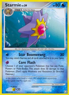 Starmie card from Legends Awakened