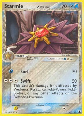 Starmie - 030/113 (Delta Species) card from EX Delta Species