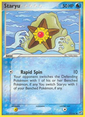 Staryu card from EX Deoxys