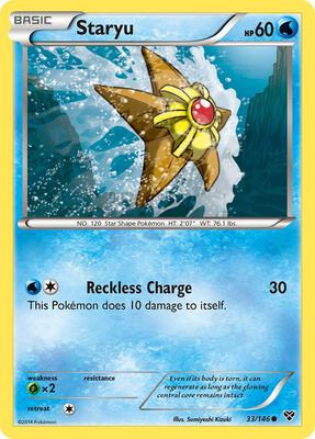 Staryu card from XY Base Set