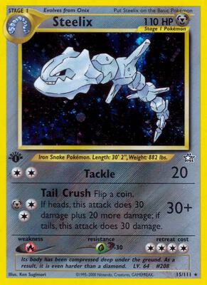 Steelix card from Neo Genesis