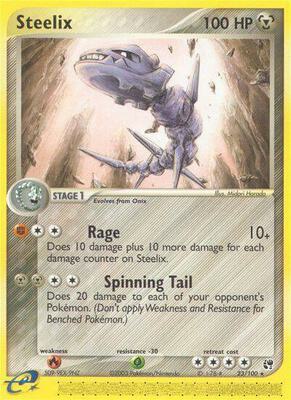 Steelix card from EX Sandstorm