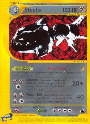 Steelix (31) card from Skyridge