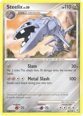 Steelix card from Diamond and Pearl