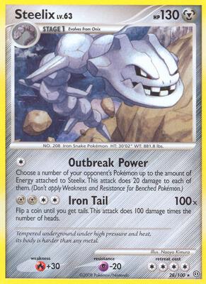 Steelix card from Stormfront