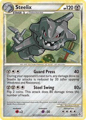 Steelix card from Unleashed