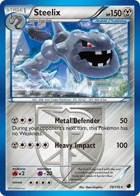 Steelix (Team Plasma) card from Plasma Freeze