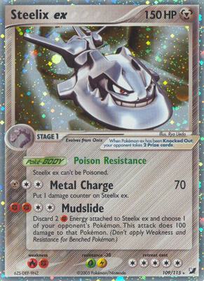 Steelix ex card from EX Unseen Forces