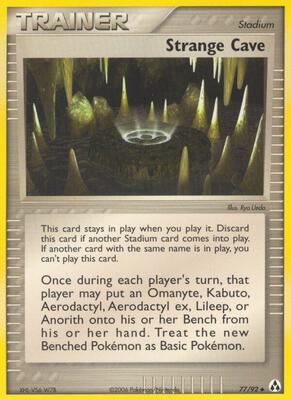 Strange Cave card from EX Legend Maker