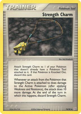 Strength Charm card from EX Team Magma vs Team Aqua