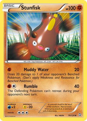 Stunfisk card from Dragons Exalted