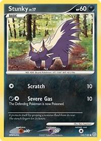 Stunky card from Diamond and Pearl