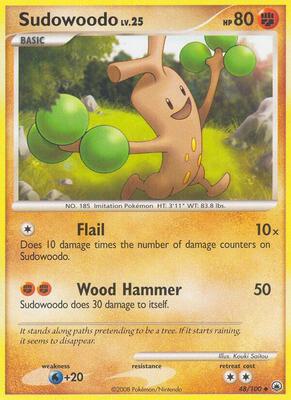 Sudowoodo card from Majestic Dawn