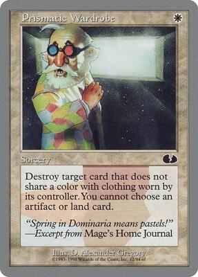 Prismatic Wardrobe card from Unglued