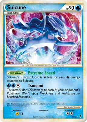 Suicune (Shiny) card from Call of Legends
