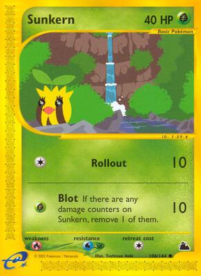 Sunkern card from Skyridge