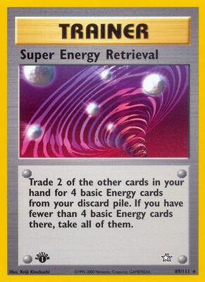 Super Energy Retrieval card from Neo Genesis