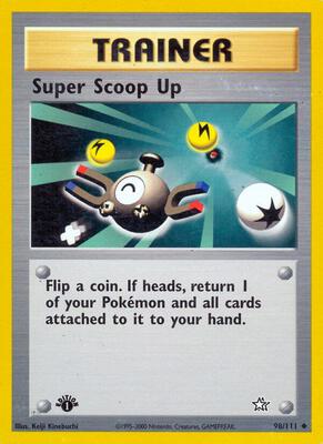 Super Scoop Up card from Neo Genesis