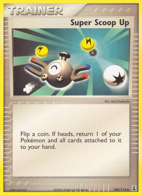 Super Scoop Up card from EX Delta Species