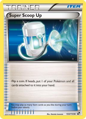 Super Scoop Up card from Black and White