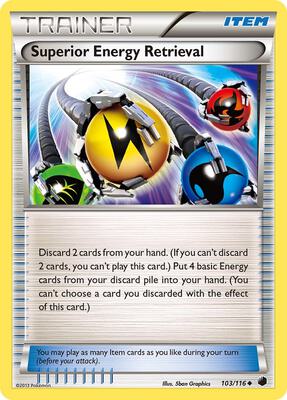 Superior Energy Retrieval card from Plasma Freeze