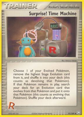 Surprise! Time Machine card from EX Team Rocket Returns