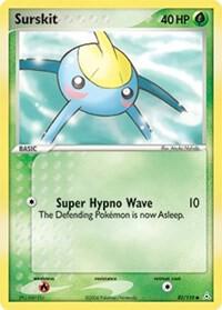 Surskit card from EX Holon Phantoms