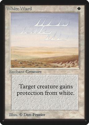 White Ward card from Beta Edition