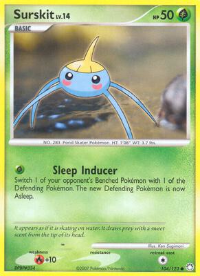 Surskit card from Mysterious Treasures