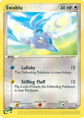 Swablu card from EX Dragon