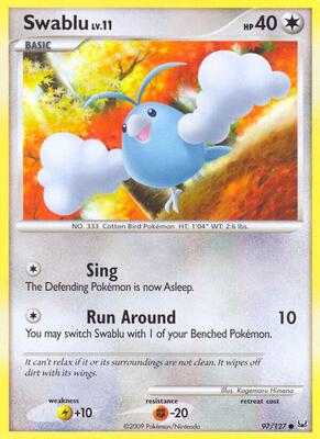 Swablu card from Platinum