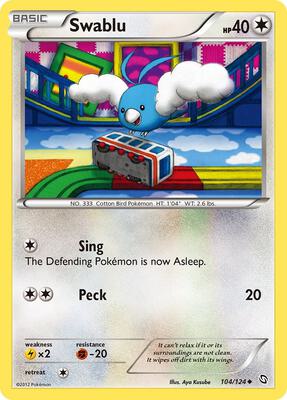 Swablu (104) card from Dragons Exalted