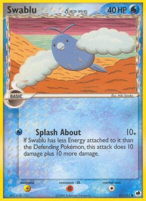 Swablu (Delta Species) card from EX Dragon Frontiers