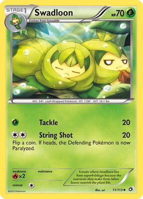 Swadloon card from Legendary Treasures