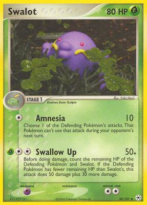 Swalot card from EX Hidden Legends